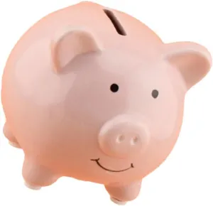 2 Pieces Small Containers Pig Money Box Girl Teenager Miniature Piggy Bank for Kids Bank Money Container Diner Piggy Bank Container Baby
