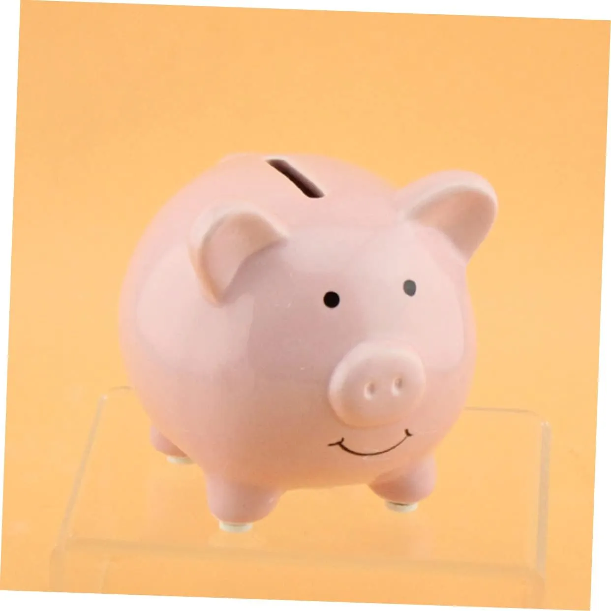 2 Pieces Small Containers Pig Money Box Girl Teenager Miniature Piggy Bank for Kids Bank Money Container Diner Piggy Bank Container Baby