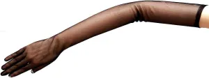23.5" Long Gorgeous Sheer Gloves Slip-on Opera Length 16BL