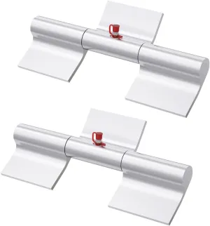 2pcs 9 Inch Aluminum Greaseable Weld on Door Hinges Ramp Gate Replacement Part for Trailer Truck