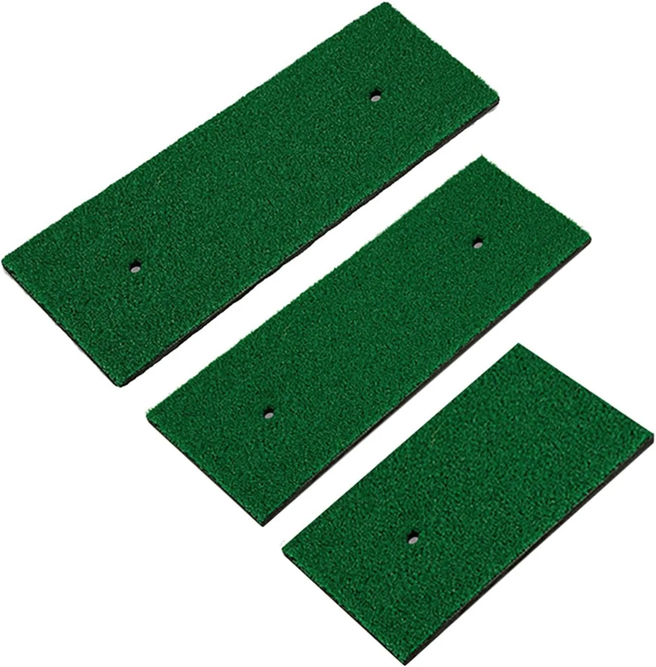 3D Anti-Shock Golf Practice Mat - Nylon Mini Strike Trainer - Ideal for Home Garden Office Swing Improvement