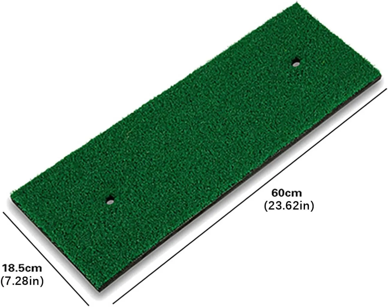 3D Anti-Shock Golf Practice Mat - Nylon Mini Strike Trainer - Ideal for Home Garden Office Swing Improvement