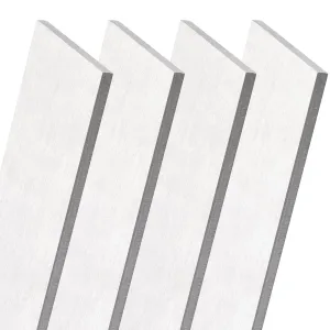 4 Pack 1095 Steel Flat Stock, High Carbon Annealed Steel Bar for Knife Making, 12" x 1.5" x 0.12" Cold Rolled Knife Blanks for Forging Blacksmithing, Professional Hobbyist Use