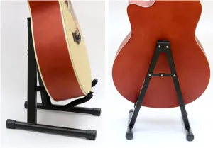 Adjustable Cello Stand,A-Frame Folding Cello Support Stand Compatible for Violin 1/8-4/4 Cellos Guitars Electric Bass Electric Guitar Stand Acoustic, Black