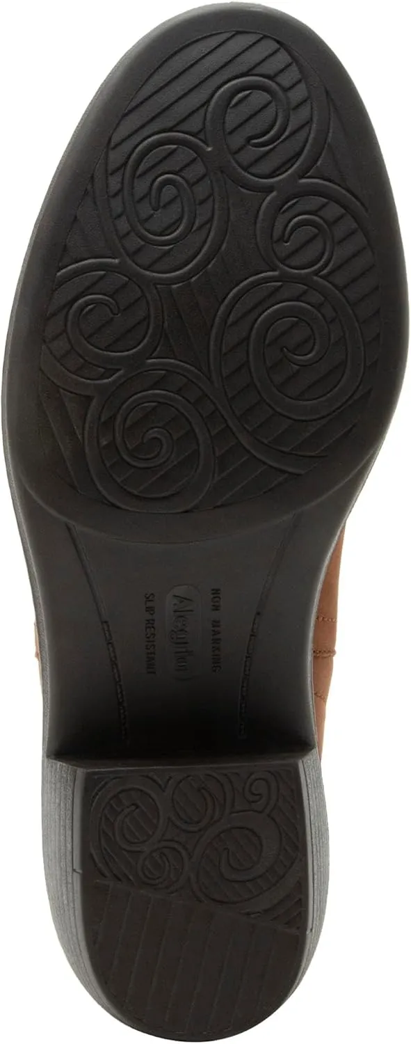 Alegria Womens Merle Slip On Leather Comfort Flat Heel Shoe