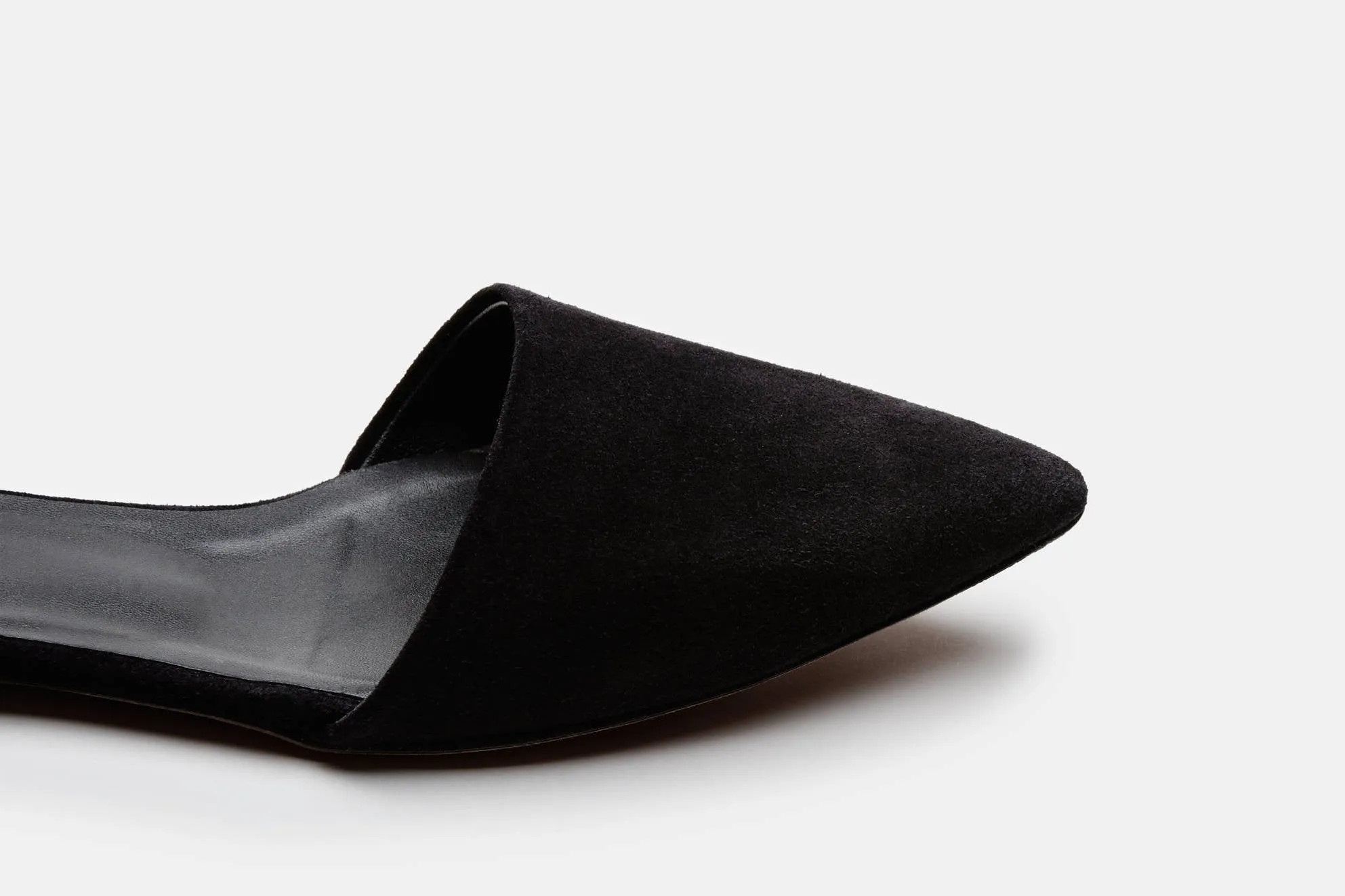Ankle Strap Flat - Black