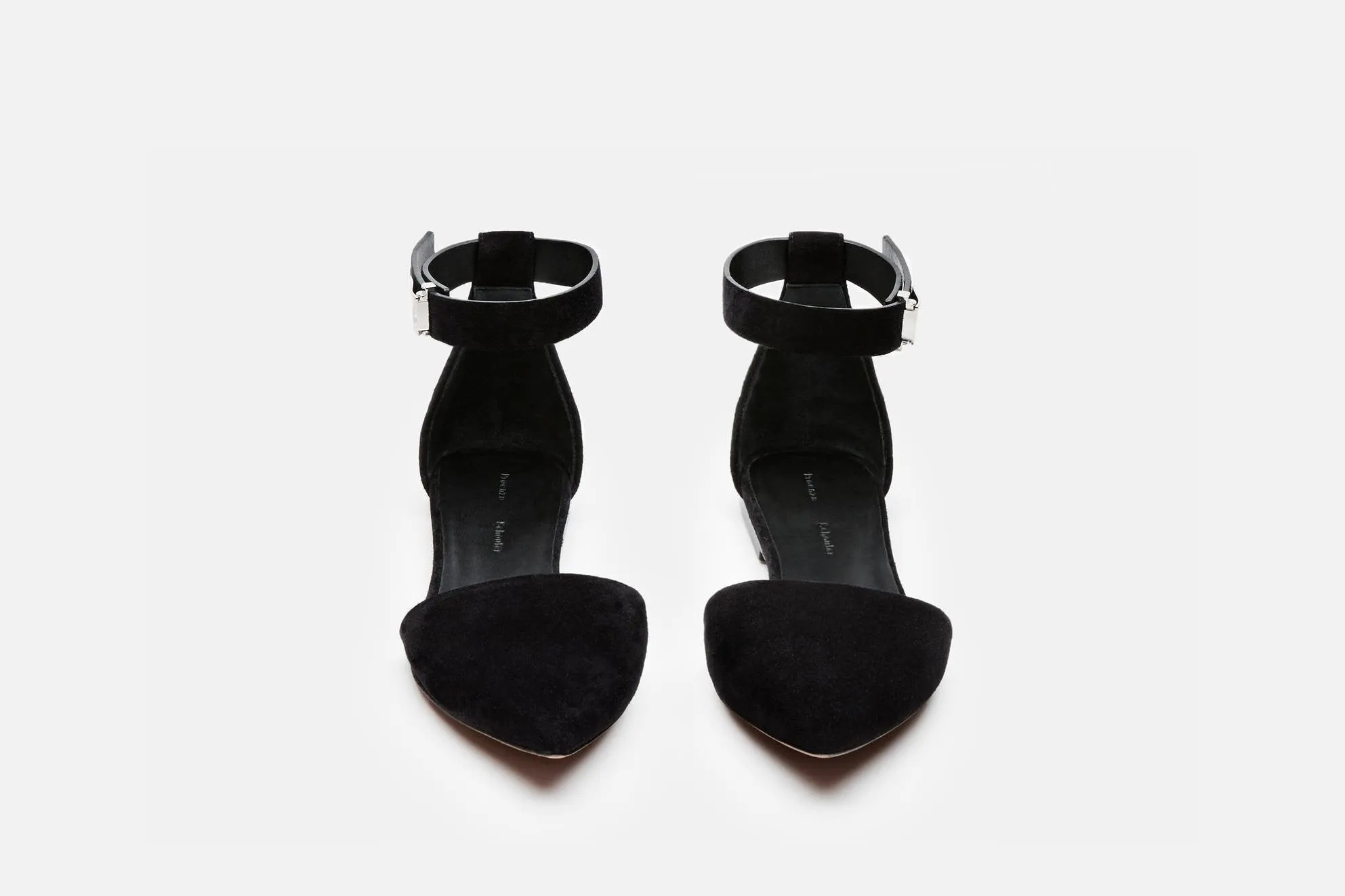 Ankle Strap Flat - Black
