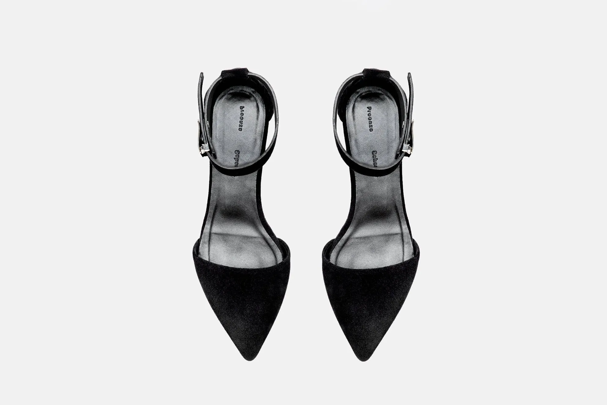 Ankle Strap Flat - Black