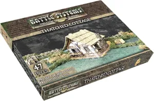 Battle Systems Fantasy Terrain Thatched Cottage - 28-35mm DND D&D RPG Wargames Historical/Fantasy Card Scenery