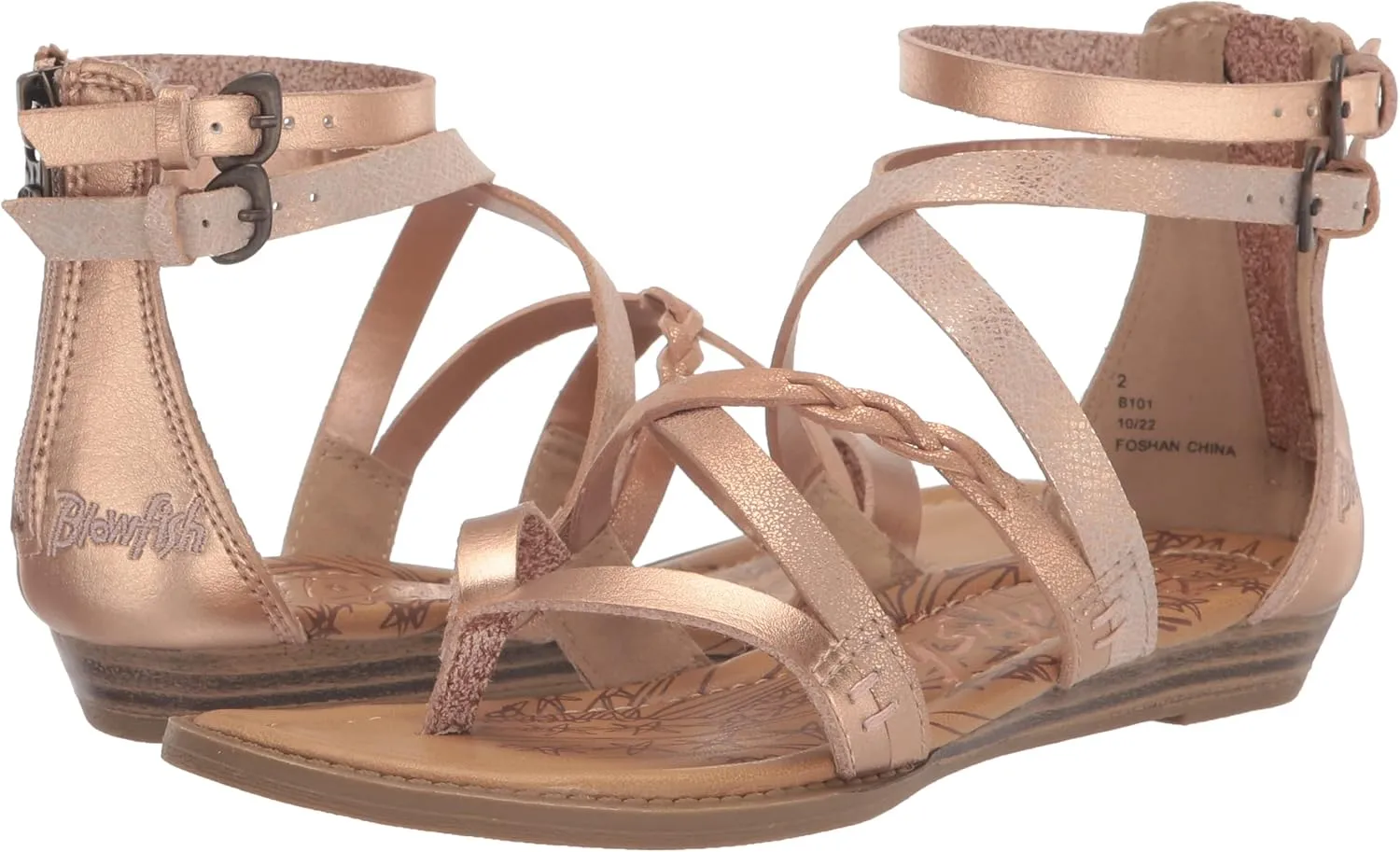 Blowfish Girls' Bungalow-B-K Sandal