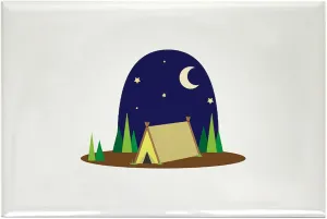 CafePress Night Campsite Magnets Rectangle Magnet (100 pack)