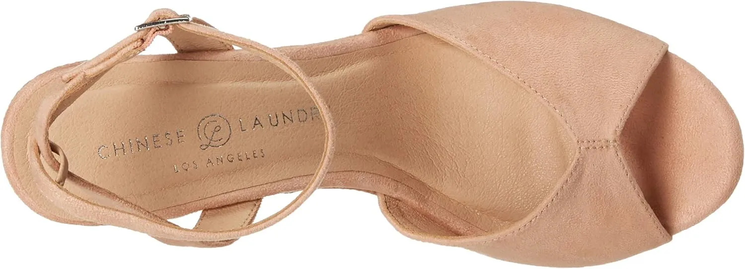 Chinese Laundry Women's Ankle Strap, Platform Wedge Sandal