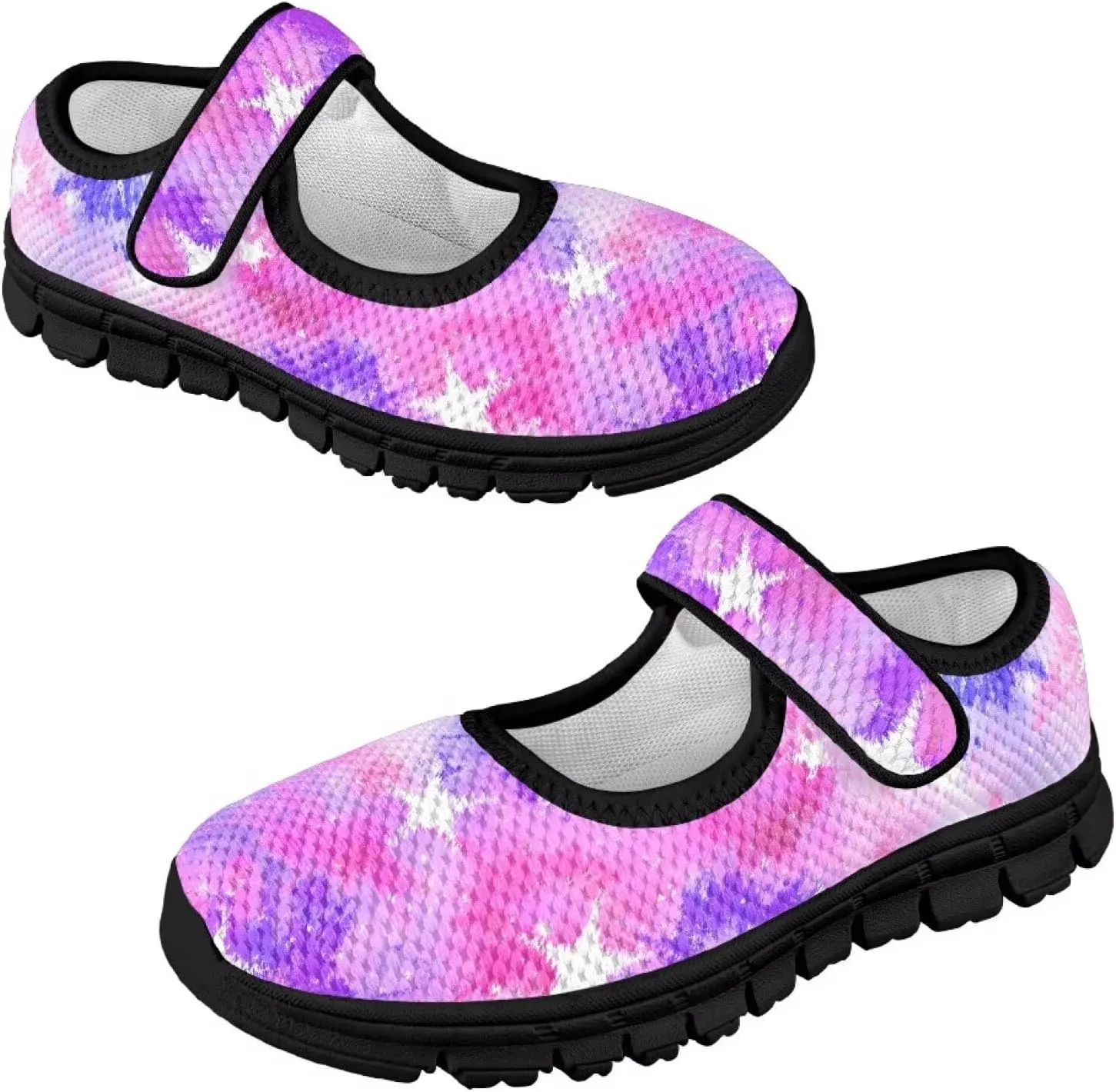 Comfortable Slip-On Sneaker for Girls,Girls'Mary Jane Shoes for Party,Cartoon Walking Flat Shoes for Daily Wear