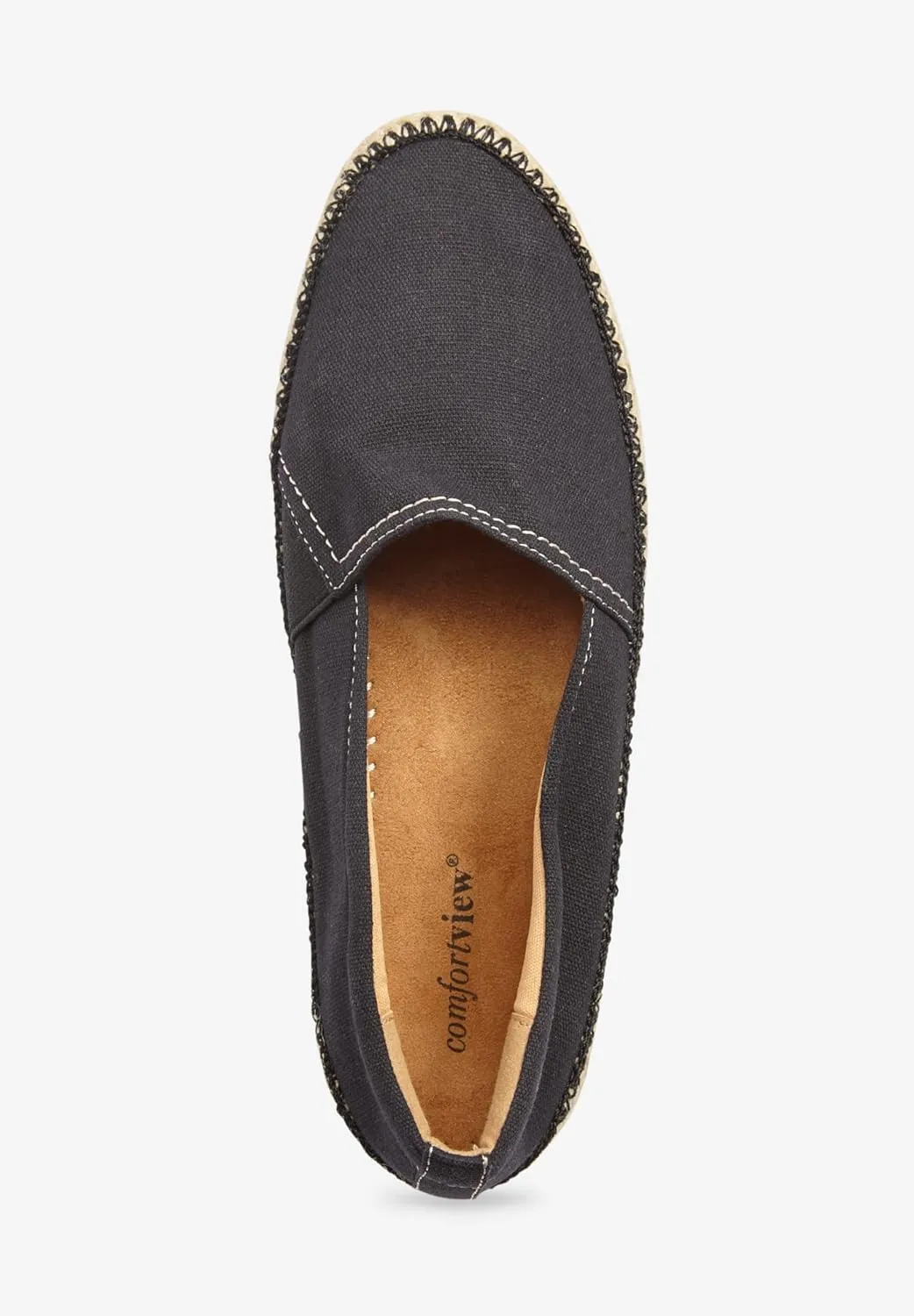 Comfortview Women's The Spencer Slip On Flat (Wide Widths Available)