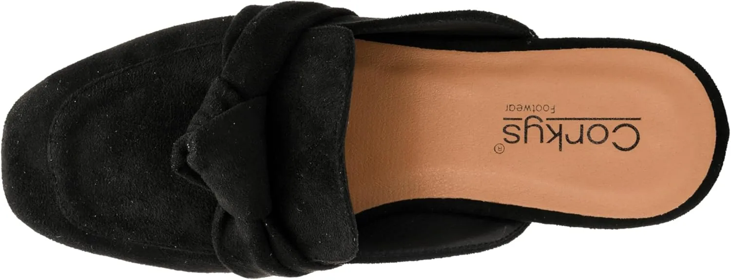 Corkys Footwear Women's Clingy Faux Suede Slip on Mule