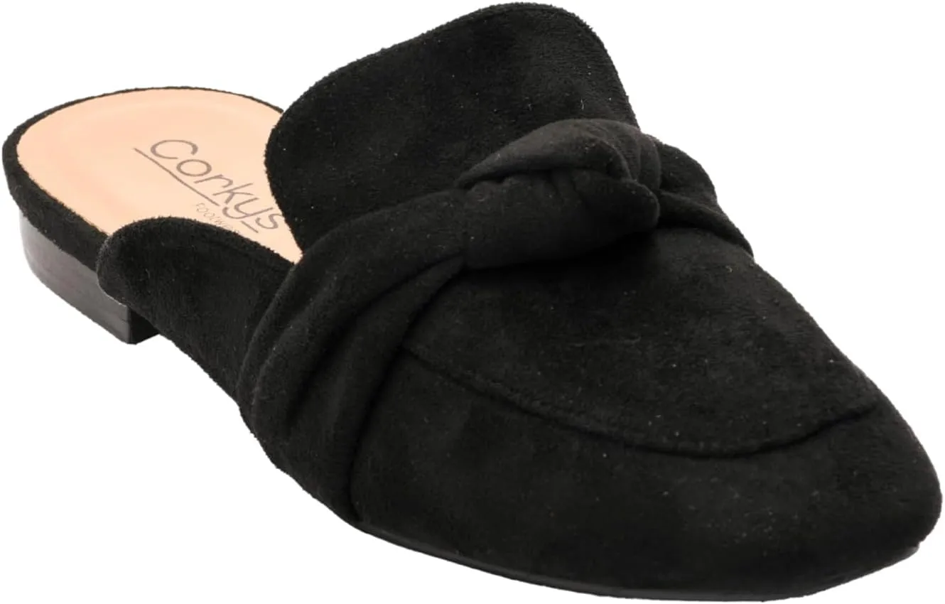 Corkys Footwear Women's Clingy Faux Suede Slip on Mule