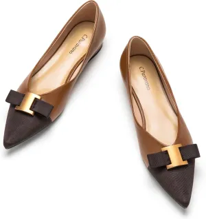 C.Paravano Women’s Flats I Flat for Women Leather I Pointed Toe Flats I Ballet Flats for Women I Slip on Dressy Flats