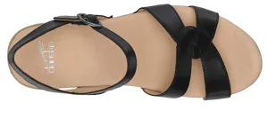 Dansko Black Karmen Burnished Calf Ladies Sandals KARMEN-BLACK
