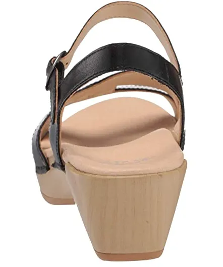 Dansko Black Karmen Burnished Calf Ladies Sandals KARMEN-BLACK