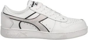 Diadora Mens Magic Basket Low Icona Lace Up Sneakers Shoes Casual - White