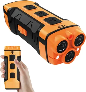 Dog Bark Deterrent Devices, Anti Barking Device for Dogs ultrasonic Stopper Control Device 50 Ft Correct Your Dog's Bad Behavior Better Than Shock Collars (YELLOW-5431-2PACK)