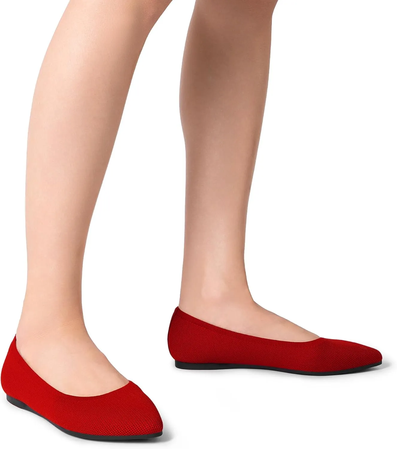 DREAM PAIRS Women's Dress Pointed Toe Flats Ballet Comfort Soft Slip On Casual Flat Shoes for Work Office Business