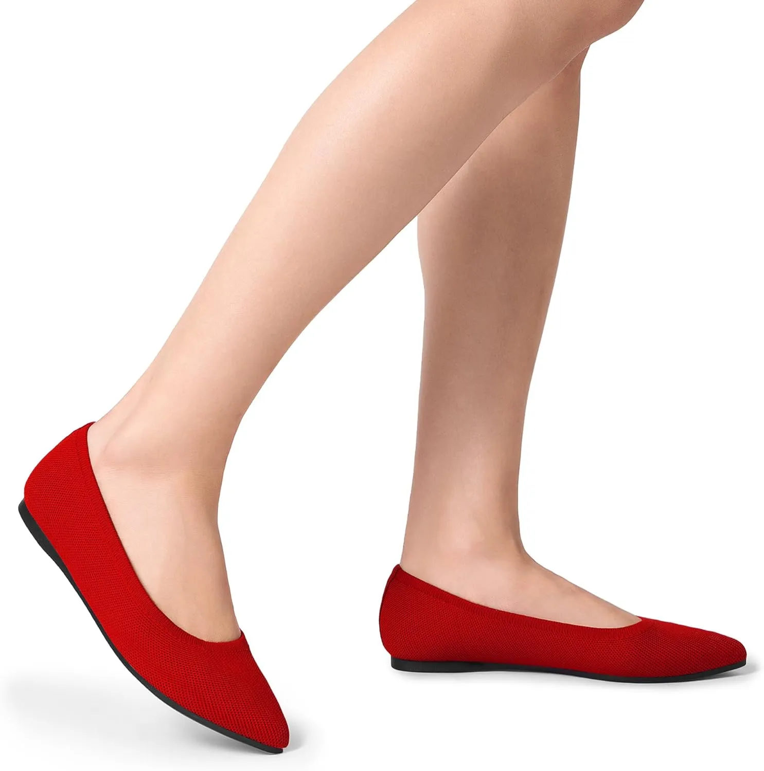 DREAM PAIRS Women's Dress Pointed Toe Flats Ballet Comfort Soft Slip On Casual Flat Shoes for Work Office Business