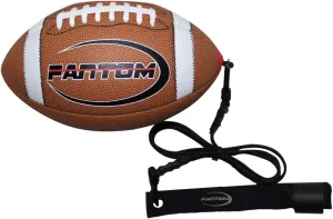 Fantom Throw Football Trainer - Improve Throwing & Catching/Practice Indoors & Practice Outdoors Mini, Pee-Wee, Junior, Youth, & Official - Throw & Catch The Perfect Pass - Made in USA