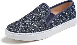 FEVERSOLE Women's Fashion Slip-On Sneaker Casual Flat Loafers