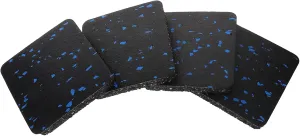 Fitness Equipment Mat 4pcs Treadmill Pads Sound Absorption Non-Slip Shock Absorbing Floor Protection for Home Gym