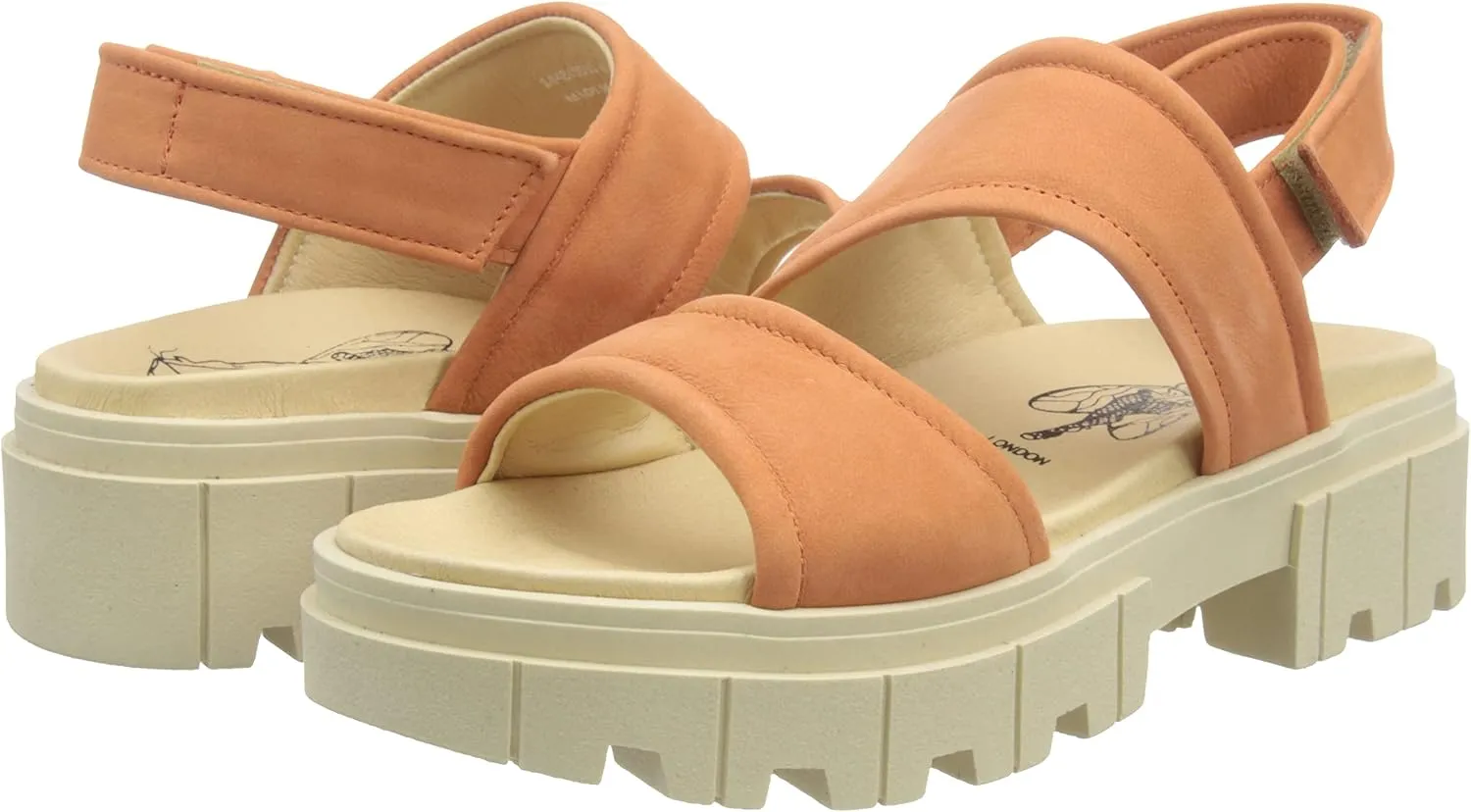 FLY London Women's Slingback Heeled Sandal