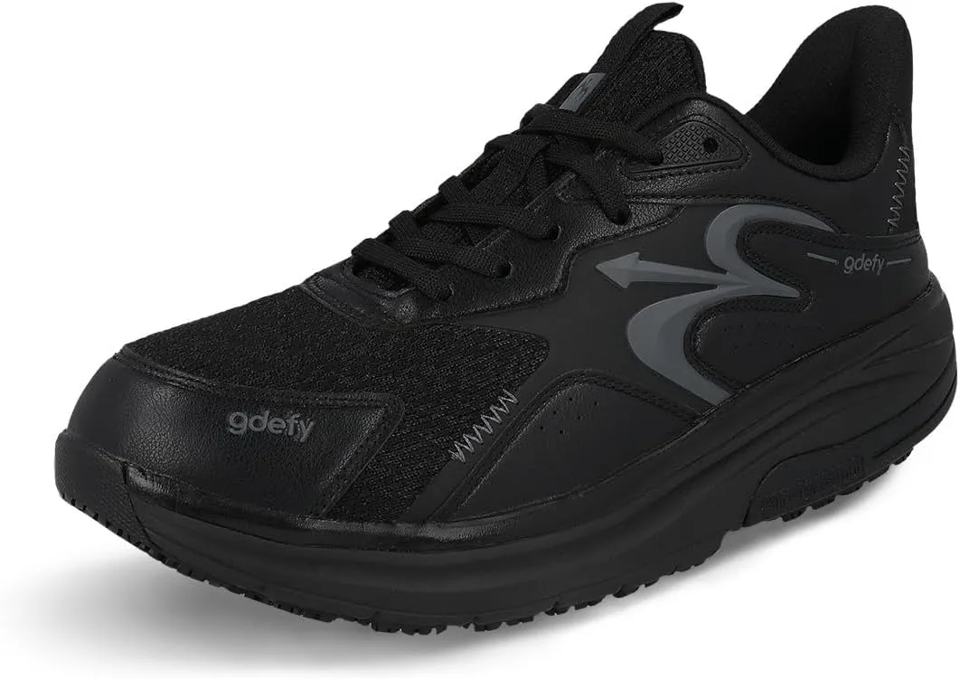 G-DEFY Energiya Women’s Cross Trainer Shoe | Heel Support | VersoShock Technology for Pain Associated with Prolonged Standing or Walking | Arch Support | Diabetic Shoes | Wide Shoes | Free Orthotic