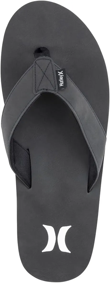 Hurley Men's Icon Vegan Leather Sandal-Medium Brown-11