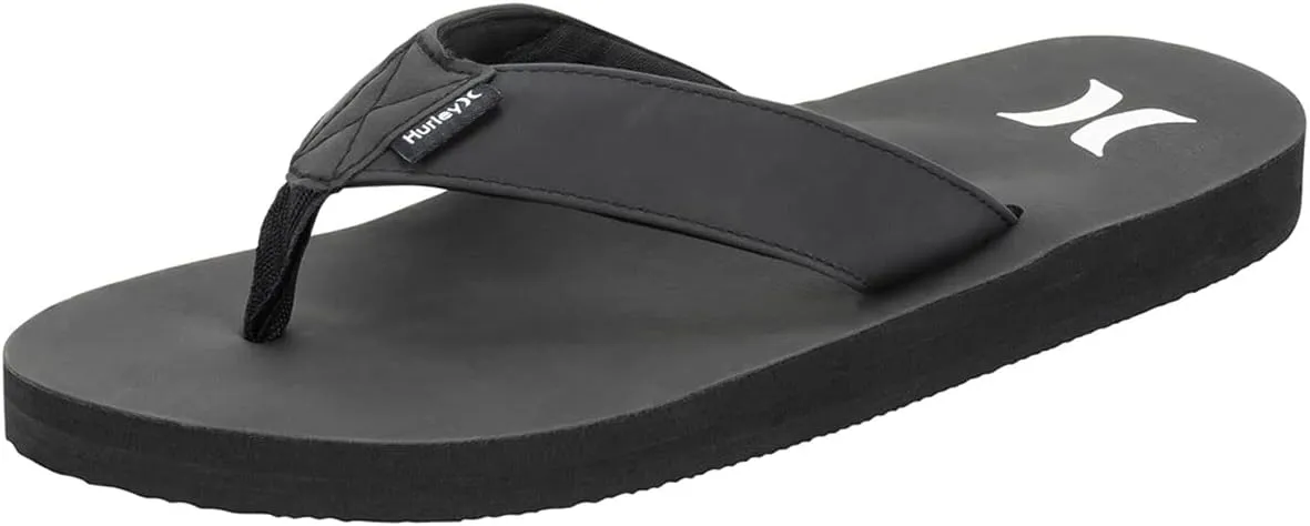Hurley Men's Icon Vegan Leather Sandal-Medium Brown-11