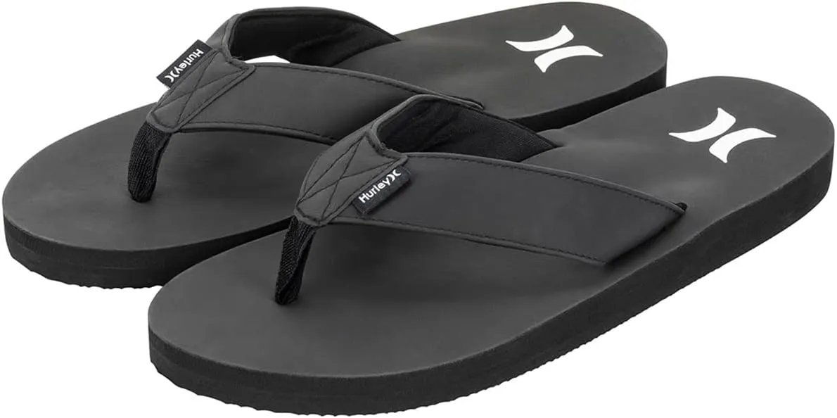 Hurley Men's Icon Vegan Leather Sandal-Medium Brown-11