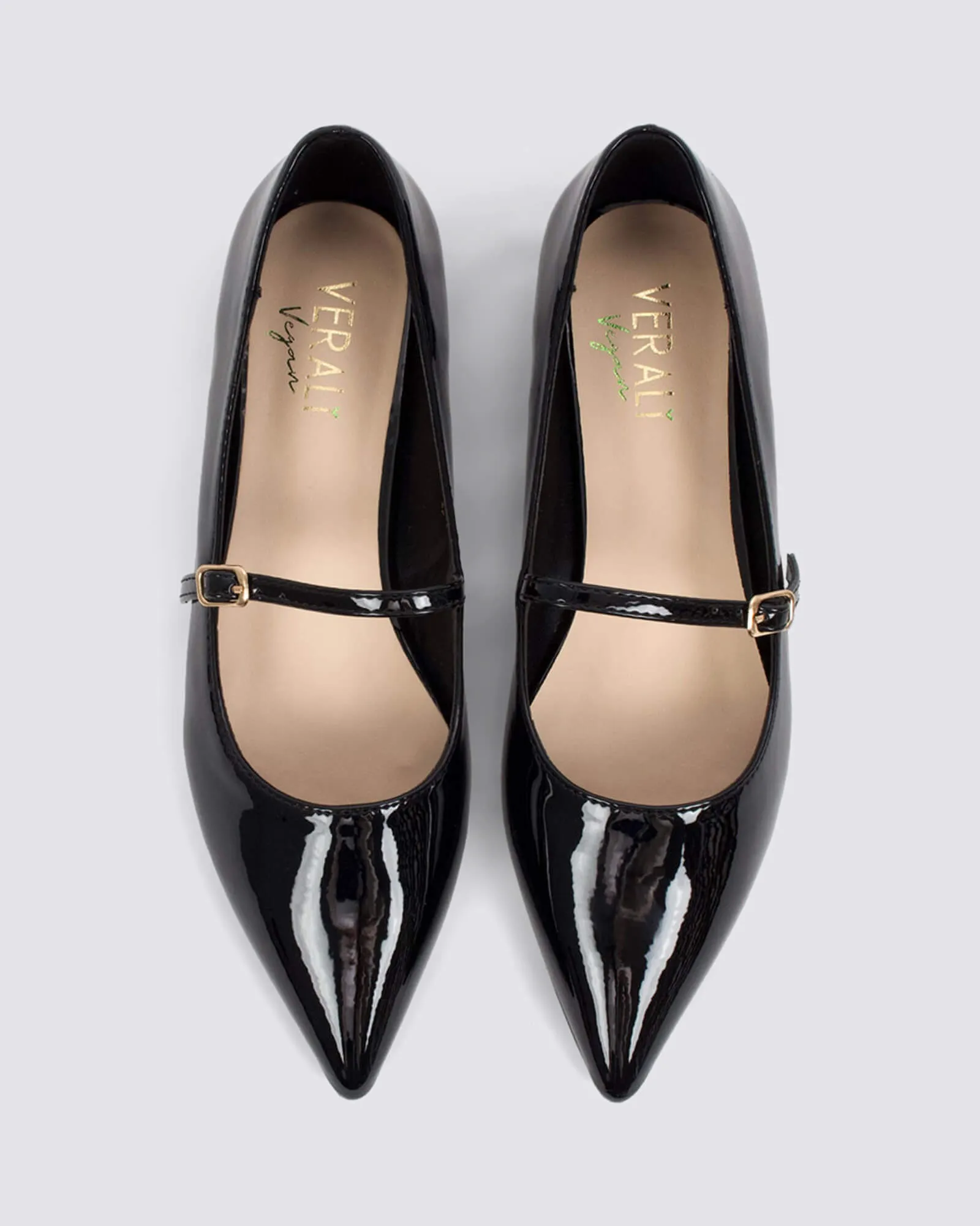 IGUANA MARY JANE BLACK PATENT
