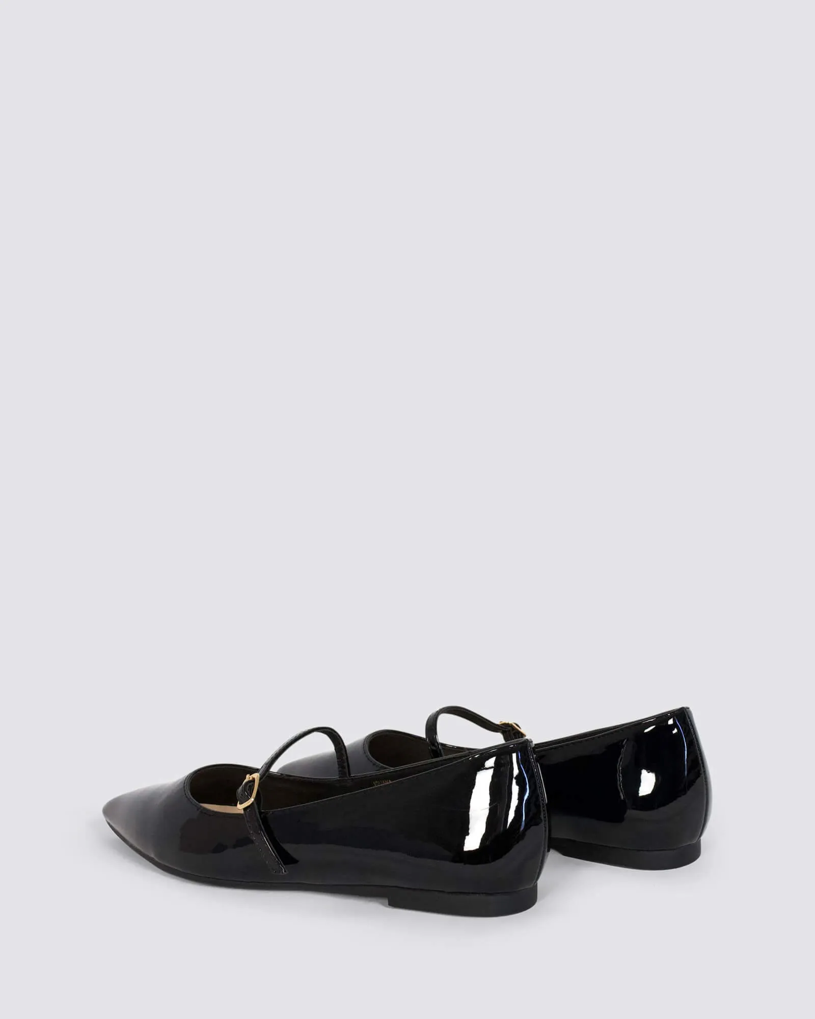 IGUANA MARY JANE BLACK PATENT