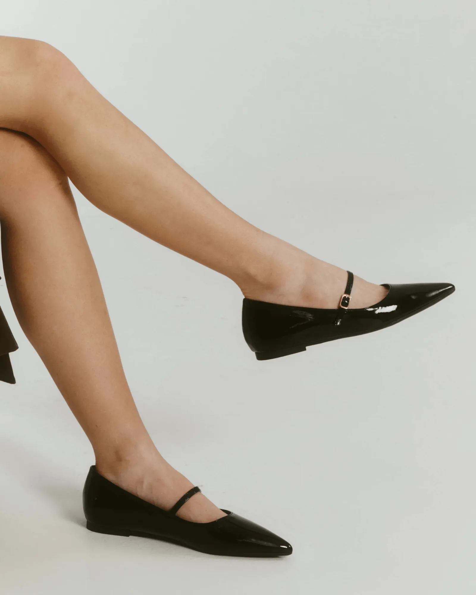 IGUANA MARY JANE BLACK PATENT