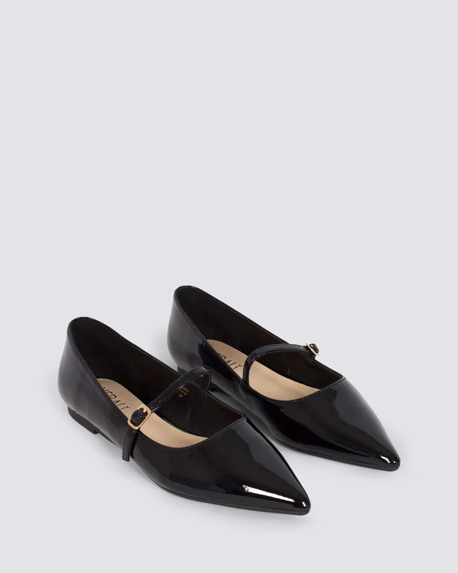 IGUANA MARY JANE BLACK PATENT