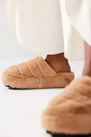 IT'S A VIBE PLATFORM SLIPPER in Teddy
