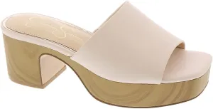 Jessica Simpson Womens Kalyani Slip On Open Toe Heels