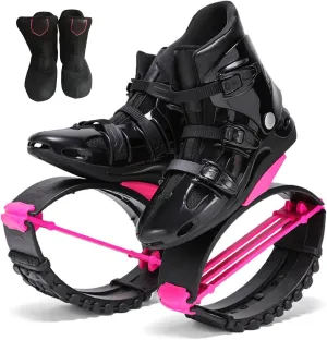 Kangaroo Jump Shoes Adult and Adolescent Bouncing Shoes, Fitness Training, Moon Shoes, Removable Inner Socks