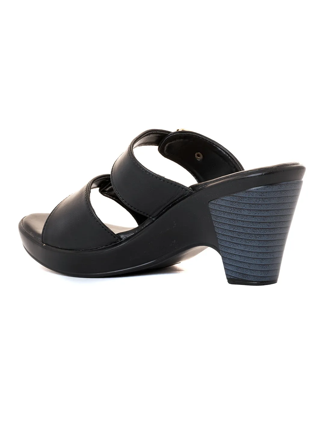 Khadim Sharon High Heel Cone Mule Slip On Sandal for Women