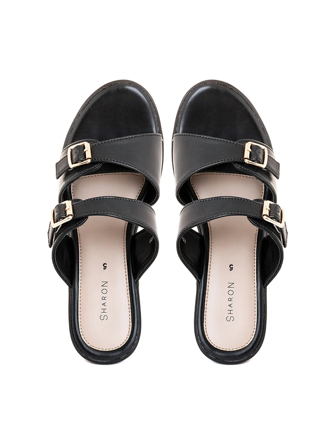 Khadim Sharon High Heel Cone Mule Slip On Sandal for Women