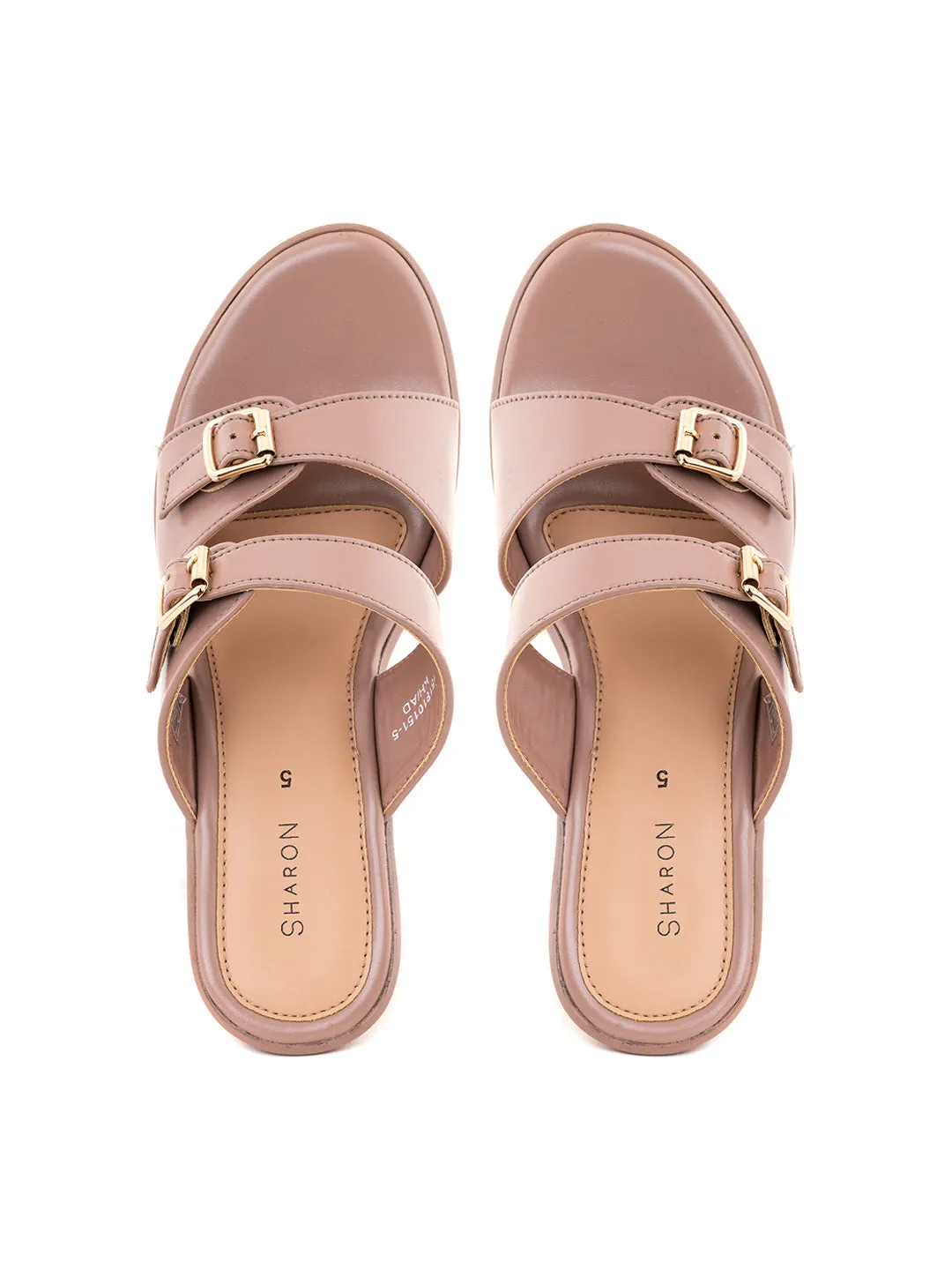 Khadim Sharon High Heel Cone Mule Slip On Sandal for Women