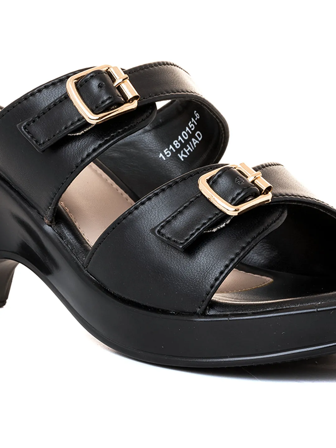 Khadim Sharon High Heel Cone Mule Slip On Sandal for Women