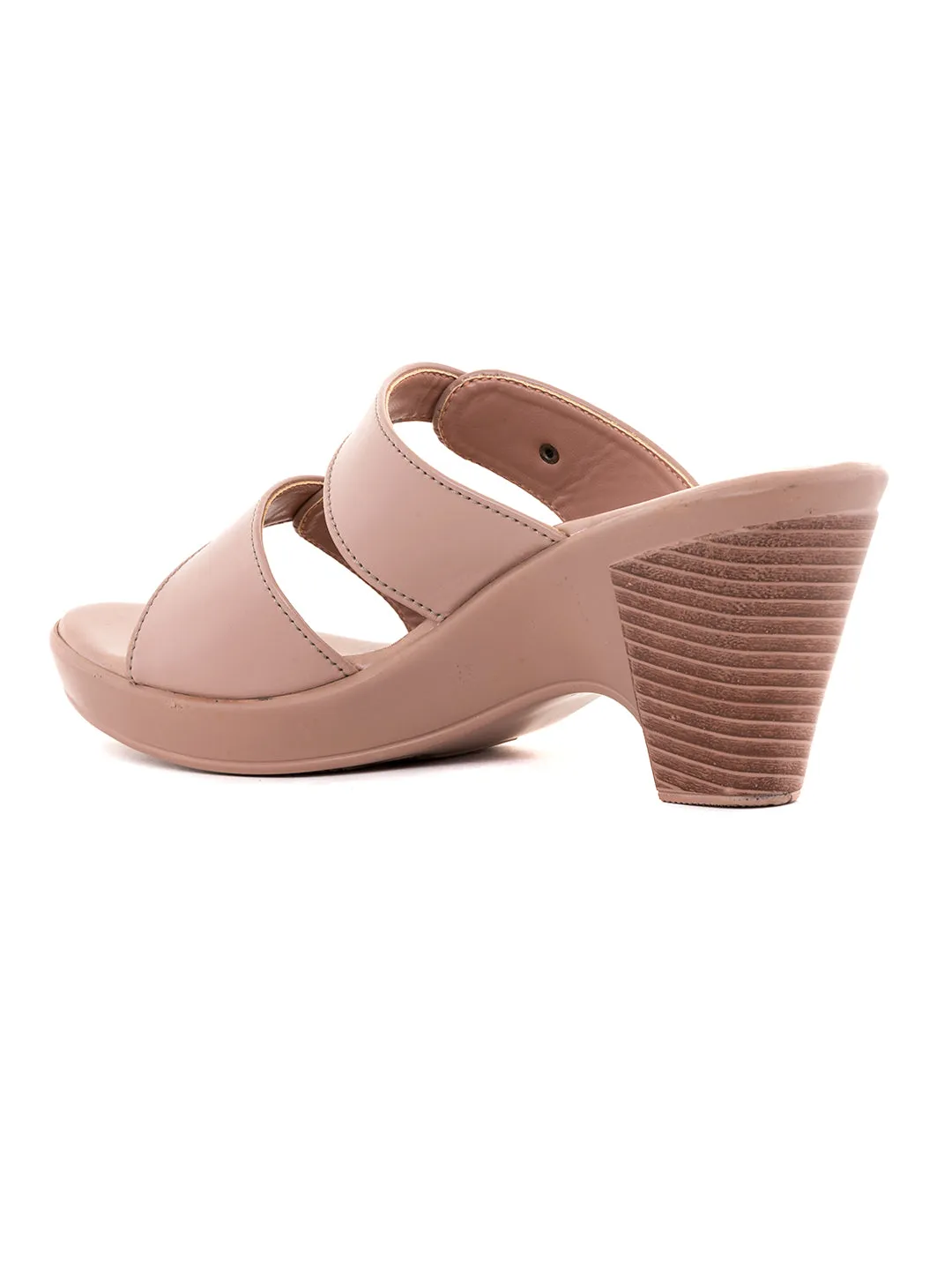 Khadim Sharon High Heel Cone Mule Slip On Sandal for Women