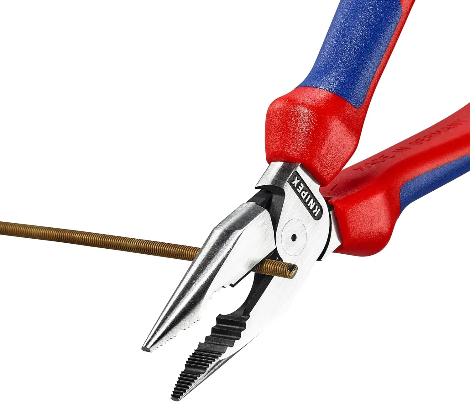 KNIPEX Tools 08 21 185 Needle-Nose Combination Pliers, 7-1/4"