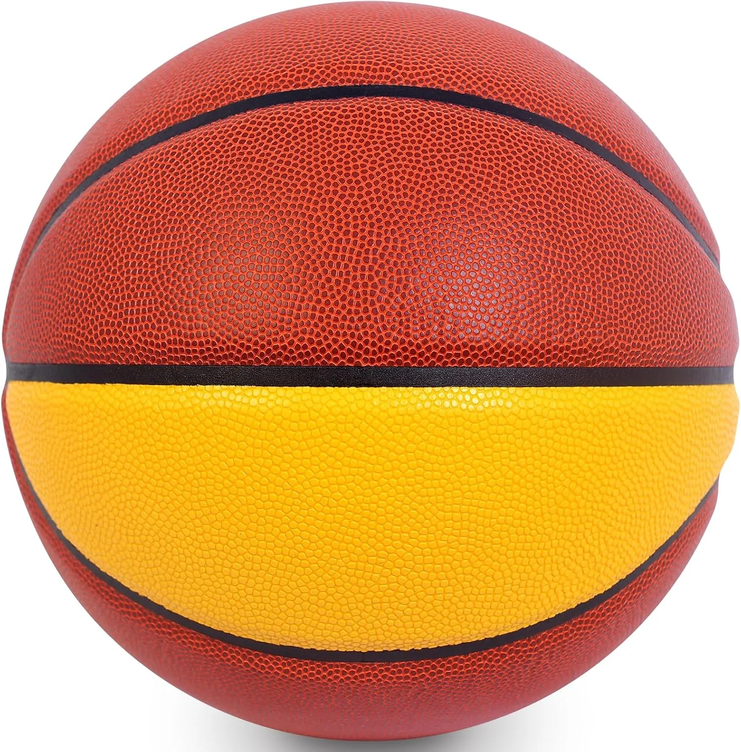 KUYOTQ 3LBS/3.3LBS/2.2LBS/ 29.5/28.5" Weighted Basketball Composite Indoor Outdoor Heavy Trainer Basketball for Improving Ball Handling Dribbling Passing and Rebounding Skill (deflated, Size 7/6)