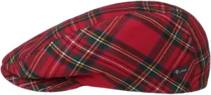 Lipodo Tartan Check Flat Cap Women/Men red 7 3/8